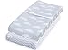 Changing Pad Cover, 2 Pack Unisex Clouds & Chevron, Fitted Cotton Table Sheet