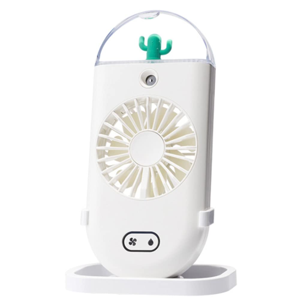 TAZIZI Water Mist Fan Usb Rechargeable Handheld Air Conditioning 3 Gears Adjustable for Days for Girls Women Gift Humidifier Fan Air Purifier
