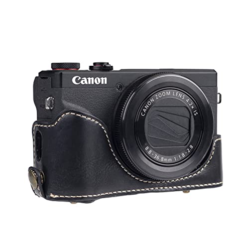 Funda cámara PU para Canon PowerShot G7 X Mark II/III miniatura 2