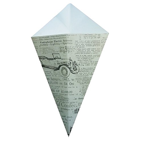 image for Restaurantware Conetek 11.5-Inch Eco-Friendly Finger Food Cones: Perfe