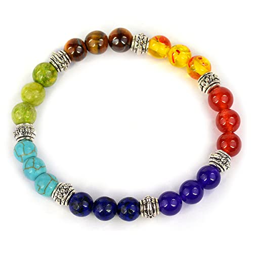 Image of Reiki Crystal Products Natural Crystal Stone Bracelet 8 mm Round Beads for Men & Women | Gemstone Jewellery Bracelet | Reiki Charged | Multiple Stone Variants Available