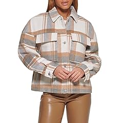 Light Grey/Camel Plaid