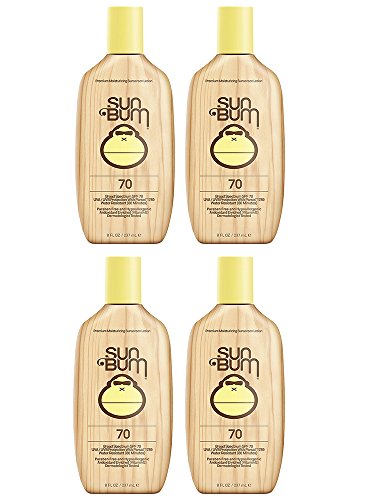Sun Bum Moisturizing VqAfv Sunscreen Lotion, SPF 70 (4 Pack)