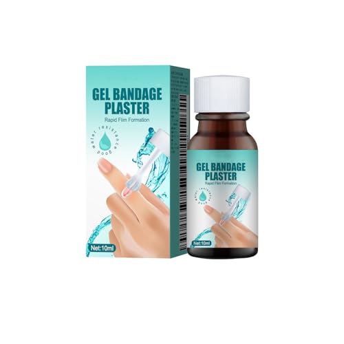 Gel Vendaje Yeso,Gel Líquido para el Cuidado de Heridas,Vendaje Líquido Mejorado,Apositos Adhesivos Impermeables para Cortes Menores,Raspaduras,Heridas,Piel Seca Y Agrietada