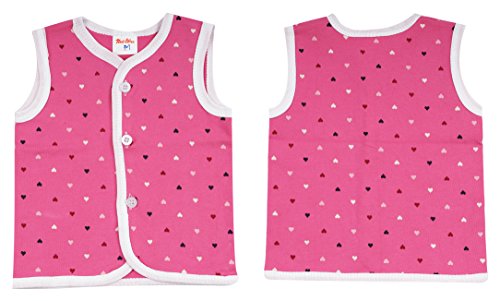 Image of First Kids Step Unisex Hosiery Cotton Vest Pack of 6