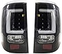 Compatible/Replacement For 2002-2005 Ford Explorer SUV Tube White Streak Led Tail Lights Black Housing / Clear Lens