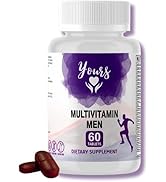 Yours Multivitamin Men Formulated Specifically for Men, Vitamin D3, Vitamin A, C, Iron and Biotin...