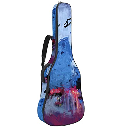 Housse imperméable pour guitare acoustique avec double bandoulière et poche Motif lettre inspirante, Multicolore 10., 42… - Les Beatles, Paul McCartney, John Lennon, RIngo Starr, George Harrison Housse imperméable pour guitare acoustique avec double bandoulière et poche Motif lettre inspirante, Multicolore 10., 42…