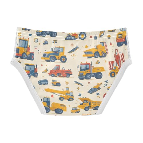 Construction Vehicles Dump Truck Grader Little Boys Cotton Kids Underwear Breathable Children Undies2