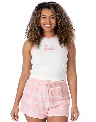 Pyjama Barbie femme idéal pour des nuits d'été fraîches et soirées cocooning