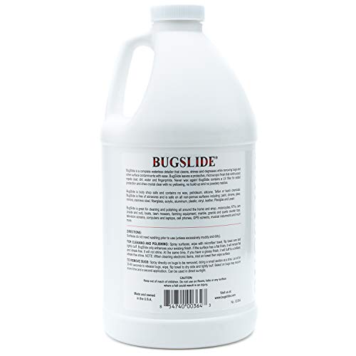 Bugslide 64oz Cleaner Refill | Bug Remover for Automobiles | Easy Application for Bug Removal and Polish