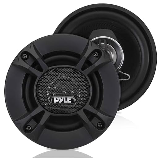 Pyle 2-Way Universal Car Stereo Speakers - 240W 4" Coaxial Loud Pro Audio Car Speaker Universal OEM Quick Replacement Component Speaker Vehicle Door/Side Panel Mount Compatible PL412BK (Pair), Black