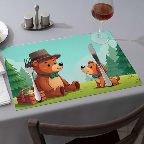Sets de table lavables anti-taches pour protéger le mobilier - 2