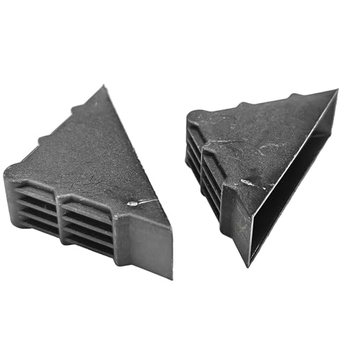 Image of Triangle Corner Guards 40Pcs, Fit for 0.6 Inch Thickness, Plastic Angle Covers Protectors for Picture Frame Wood Boards Shelves Glass Mirror Furniture, 1.89 x 1.89 x 0.65 Inch
