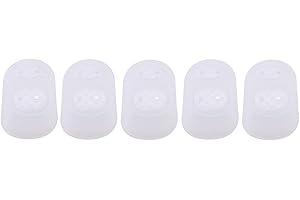 5 Pieces Rubber Finger Tips Guard, Page Turner Finger Covers For Work...