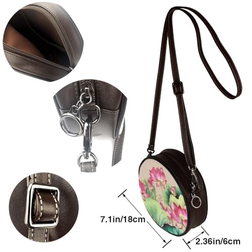 Sac à main circulaire avec sangle réglable une idée cadeau poétique - 5