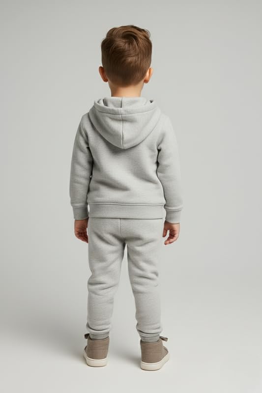 Image of Kids Hoodie Sweatshirt, Boys & Girls Relaxed Fit Wool Hooded & Round Neck Sweatshirt
