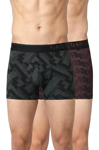 Image of Van Heusen Men Trunk | Premium Innerwear | 4 Way Stretch | No Ride Up | Super Soft on Skin - Feels Like Butter | Premimum Handfeel | Modern Prints | Style 30048 | Available in Pack of 1 & 2