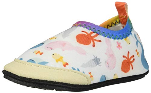 Panda Software Baby Boys Girls Water Shoes Infant Barefoot Quick -Dry Anti- Slip Aqua Sock for Beach Swim Pool White-Sea world/11-12 Little Kids
