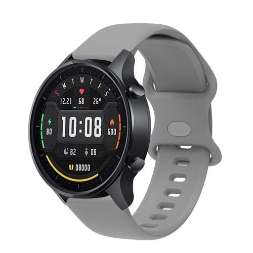Image of 20mm Soft Silicone Nato Strap Replacement Belt Band For Fastrack Reflex Vybe Smart Watch Straps [ Not for any Other Model]