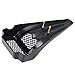 XMMT Gloss/Vivid Black Plastic Stretched Chin Spoiler Scoop Compatible for 1997-2013 Harley Touring Road Glide Street Glide Electra Glide Road King
