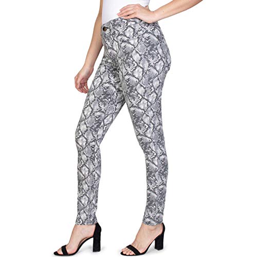 Women's HIGH Rise TUMMYLESS Jean ~Neutral Snake (12)3