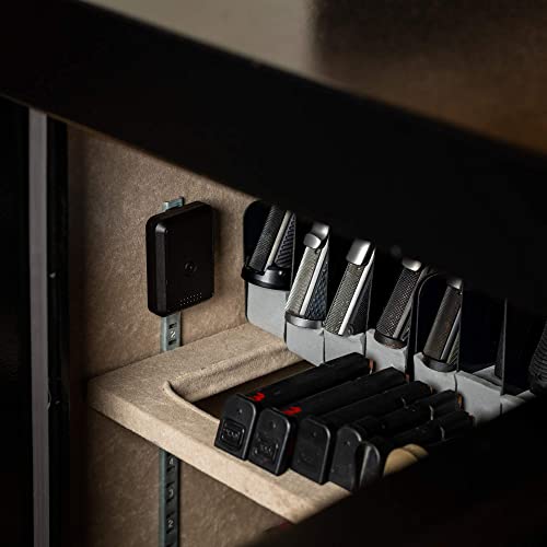 Wireless Gun Safe Digital Hygrometer and Thermometer Temp and Humidity Monitoring in Gun Safes and Cabinets - Monitor Humidity Level and Temp Inside Your Safe Without Having to Open it
