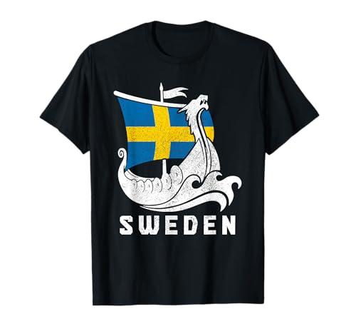 Sweden Viking Sverige Swedish Flag Pride Heritage T-Shirt