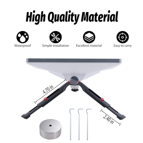 Image of Starlink Mini Tripod Mount, Starlink Mini Ground Mount Kit, Portable Stand