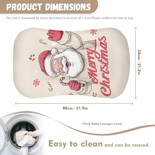 Image of ZOUTAIRONG Merry Christmas Sheetsack Bassinet Sheets Neutral Unisex Fitted Baby Bassinet Sheets Set for Standard Bassinets for Baby Boys or Girls