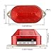 Baomain Industrial Signal Red Mini Warning Light Strobe Warning lamp LED-3051 AC 110V 2W