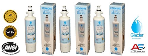 Replacement Water Filter Cartridge for LG Refrigerator Models LFX28968ST / LFXS24623S (3 Pack)