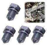 Ztolbriy Set di 4 Tappo Scarico Olio Motore con Anello di Tenuta - Vite di Chiusura della Coppa dell