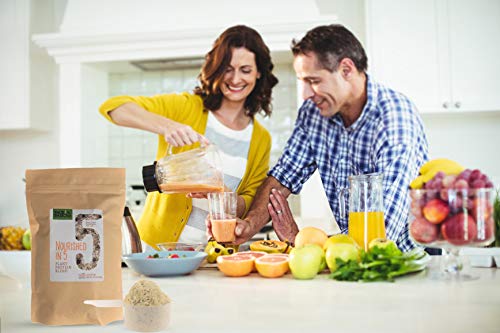 Back to the Basics 101 Nourished in 5 Has Five Superfood Ingredients – Organic Blend of 5 Ground Plant Seeds: Plant Protein from- Sunflower, Pumpkin, White Quinoa, Black Chia, and Hemp Seeds - Image 6