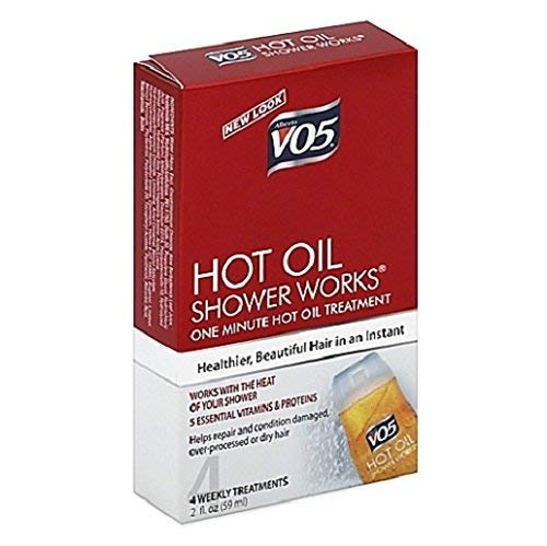 2x Alberto VO5 Hot Oil Shower Works Weekly Deep Conditioning Treatment 2.oz