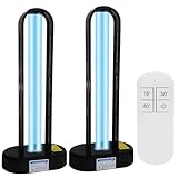 Kouamor UVC Desinfektionslampe- Fernbedienungs, Haushalts-38W UV Sterilisationslampe Keimtötende...