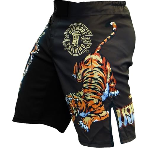 Training Fight Shorts Men's Shorts MMA BJJ Grappling Fitness Boxing Muay Thai No Gi Sparring