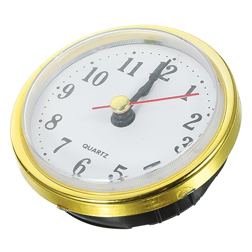 BUTIFULSIC Vintage Clock Head Insert with Movement Simple DIY Clock Mechanism for Home and Office Decor Easy to Install Classic Design for All Styles