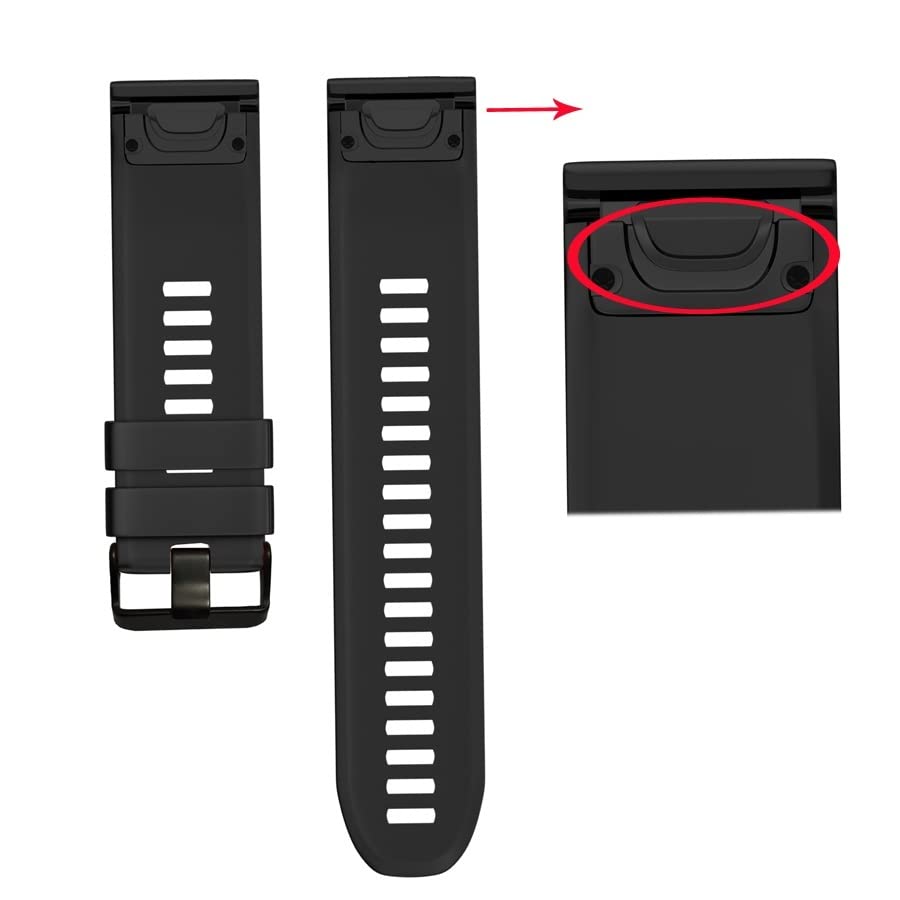 Bracelet silicone de qualité pour Garmin Fenix 5X Fenix 3