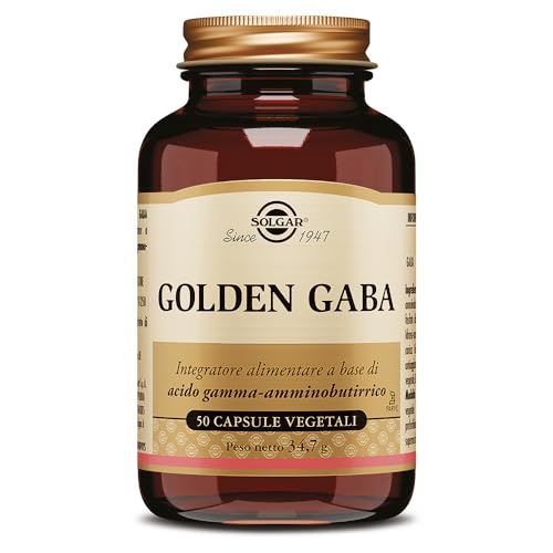Integratori di GABA: a cosa servono, i migliori prodotti sul mercato 2 Solgar Golden Gaba, 50 capsule vegetali -...