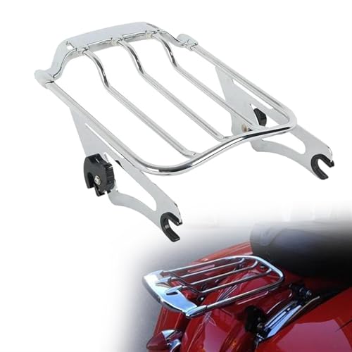 Porte-Bagages de Dossier Sissy Barre Détachable Harley Road Glide