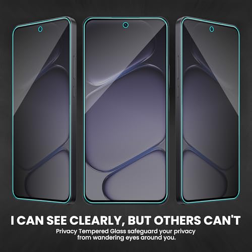 Image of FIRST MART Privacy Tempered Glass for OnePlus Nord CE 6 Lite | Anti-Spy Screen Protector, Edge-to-Edge 9H Scratch Protection, Case-Friendly, Bubble-Free | Pack of 1
