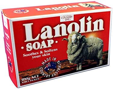 Australian Lanolin Soap 125g. Bar