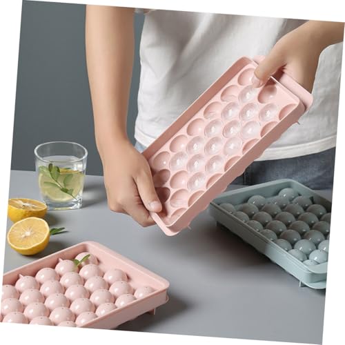 Molde para bolas de hielo con tapa NUOBESTY 4 piezas miniatura 7