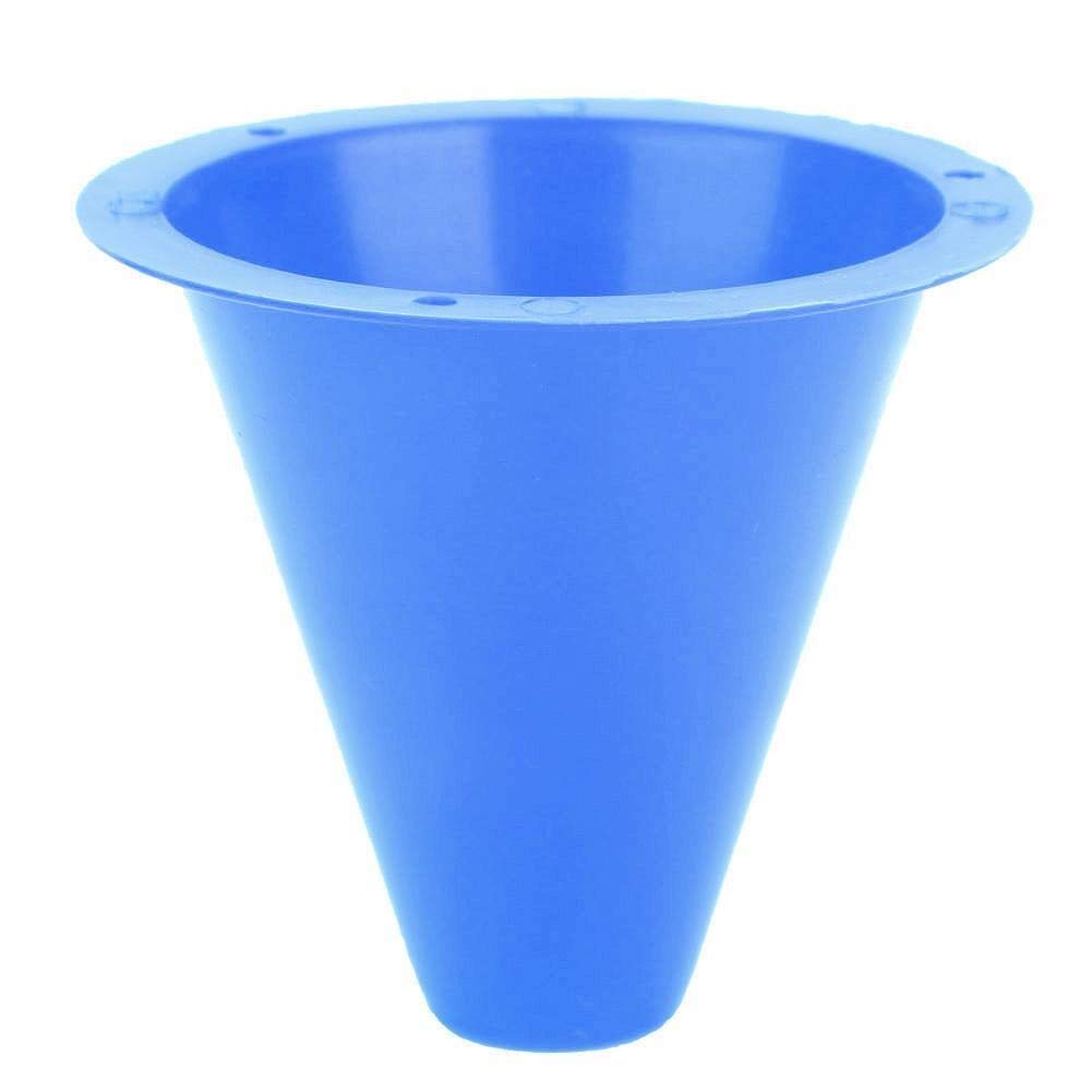 Broco 10pcs de Formation de Football Cône de Football en Plastique Porte-barrières Marqueur Accessoires (Bleu)