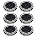 Artibetter 6Pcs Top Top Top TROUILLE ROUNTEUR DE CONTENEUR DE CONTENEUR DE CONTENEUR Vient Couverts en TRANSFORMES Trans BOÎTIÈNE TRANSFORMES avec FENÊTRE Distance pour Les Cadeaux DE BOIGNE