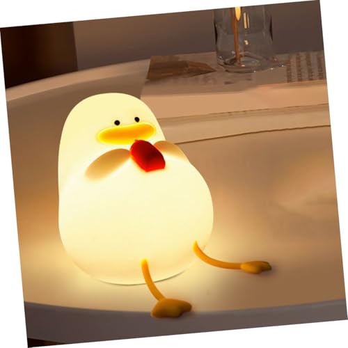 Lámpara de Mesa de Noche LED de Pato de Silicona Recargable miniatura 7