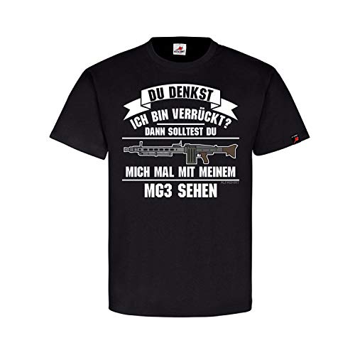 T-shirt militaire MG3 Copytec humour soldat noir taille 4XL #30922