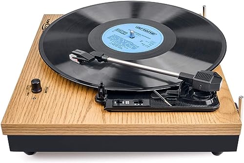 VIFLYKOO Platine Vinyle, Platine Vinyle Bluetooth avec 2 Haut-parleurs Stéréo Intégrés, Tourne Disque Vinyle avec Supporte 3 Vitesses 33/45/78 RPM et Entrée Sortie AUX – Bois Naturel - Les Beatles, Paul McCartney, John Lennon, RIngo Starr, George Harrison VIFLYKOO Platine Vinyle, Platine Vinyle Bluetooth avec 2 Haut-parleurs Stéréo Intégrés, Tourne Disque Vinyle avec Supporte 3 Vitesses 33/45/78 RPM et Entrée Sortie AUX - Bois Naturel – Image 6