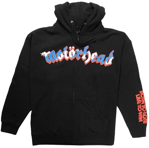 Sweat à capuche zippé Global Motorhead au style graphic pour hommes amateurs de mode urbaine